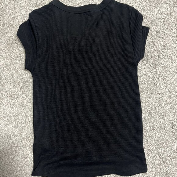 American Eagle Waffle Baby Tee - Picture 2 of 4